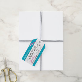 Blue Favor Anspruchsrecht Brautparty Geschenkanhänger