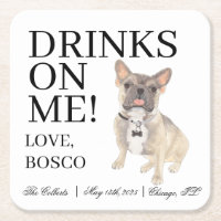 Blue Fawn Tricolor Frenchie French Bulldog Wedding
