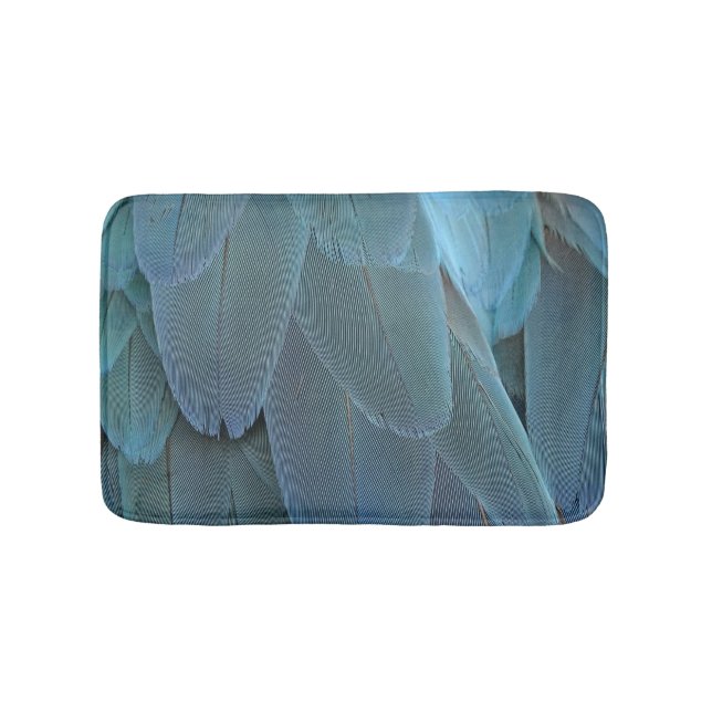 Blue Feather Badematte (Vorderseite)
