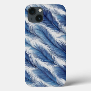 Blue Feather Design Art Print Case-Mate iPhone Hülle