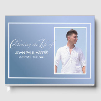 Blue feiert das Gedächtnis eines Life-Fotos Gästebuch