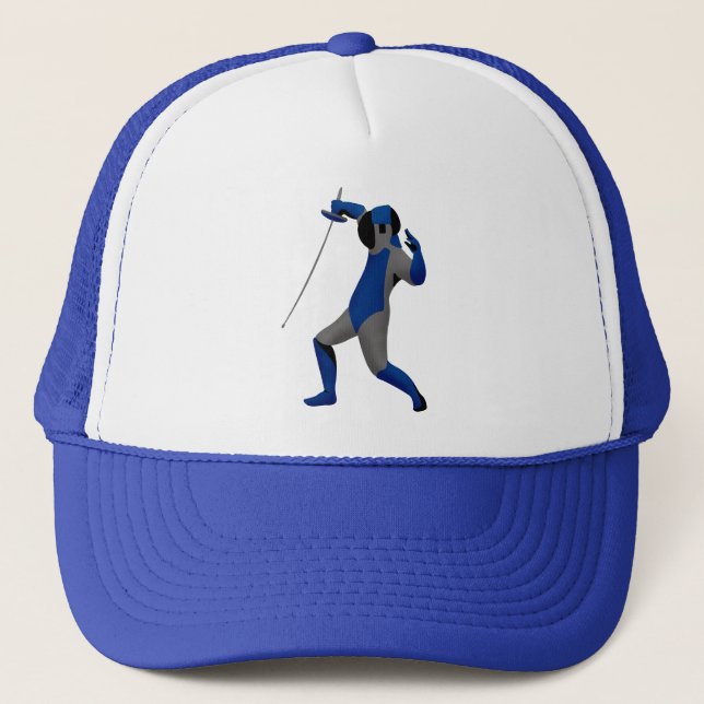 Blue Fencer Truckerkappe (Vorderseite)