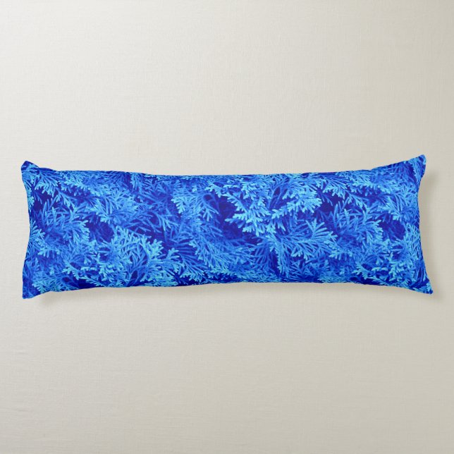 Blue Fern Seitenschläferkissen (Rückseite)