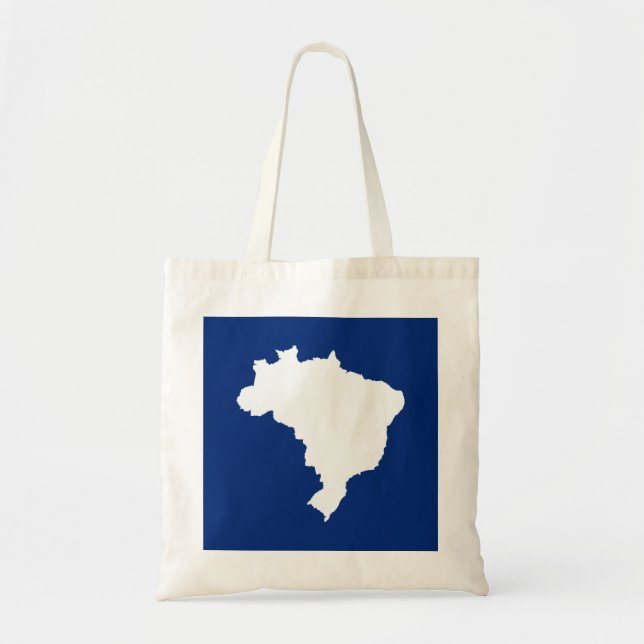 Blue Festive Brasilien Tragetasche (Vorne)