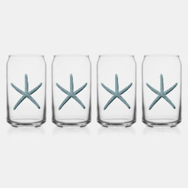 Blue Finger Starfish Dosenglas