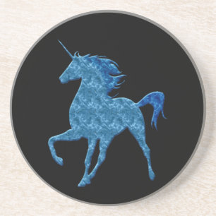 Blue Fire Unicorn Untersetzer