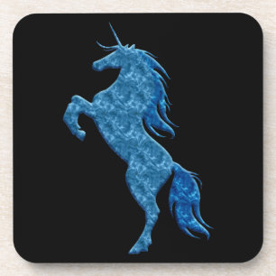 Blue Fire Unicorn Untersetzer