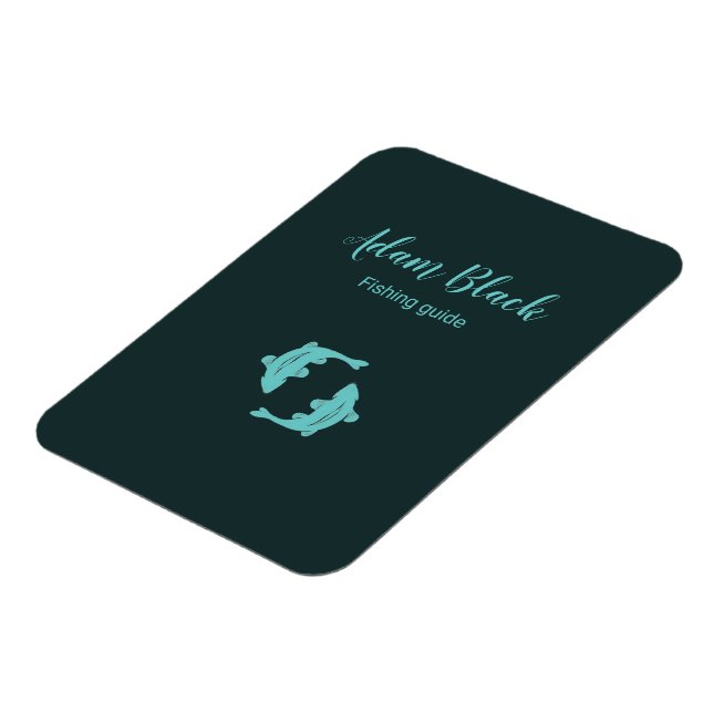 Blue Fish Guide Magnet (Linke Seite)