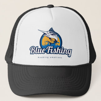 Blue Fishing Truckerkappe