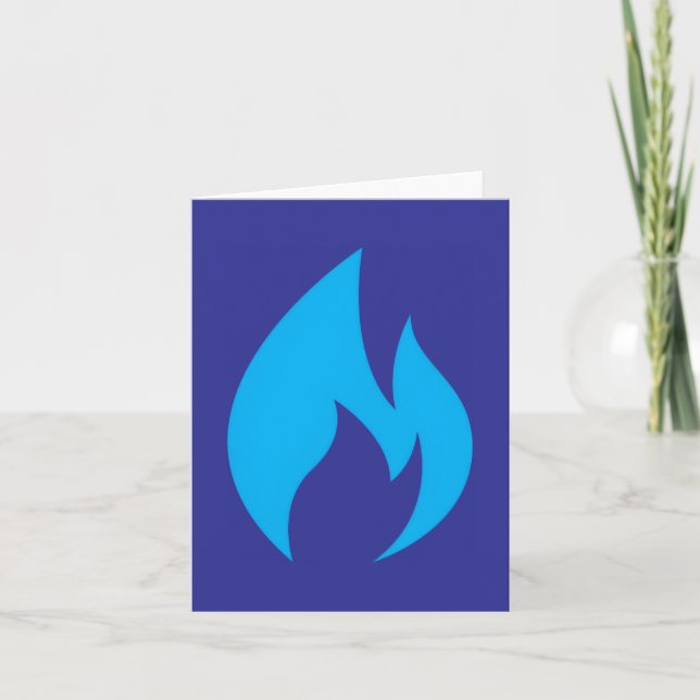 Blue Flame Card Ignite Karte (Vorderseite)