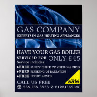 Blue Flame, Gas Engineer & Supplier Advertising