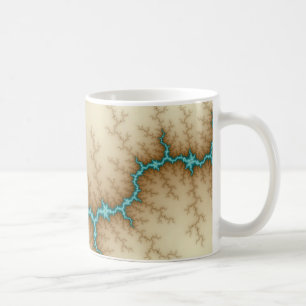 Blue Flash - Fraktal Tasse