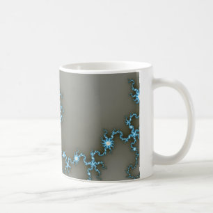 Blue Flash - Fraktal Tasse