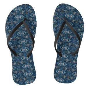 Blue Flip Flops von Poet Adiela Akoo