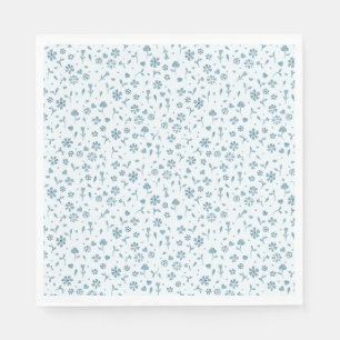 Blue Floral Baby in Bloom Young Dusche Serviette