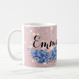 Blue Floral bouquet in the blooming garden Kaffeetasse
