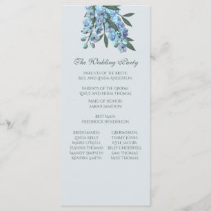 Blue Floral Delphinium Programm