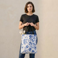 Blue Floral Delsoftware Vintager Stil botanisch