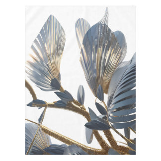 Blue Floral Design Plant Tischdecke