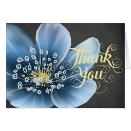 Blue Floral Jeden Anlaß Card