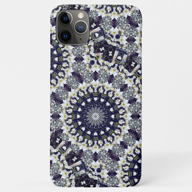 Blue Floral Mandala CaseMate Phone Case (Rückseite)