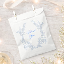 Blue Floral Vielen Dank Geschenktütchen