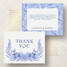 Blue Floral Wedding