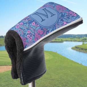Blue Floral William Morris Custom ErstDamen Golf Headcover