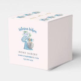 Blue Flower Mixer Favor Box Geschenkschachtel