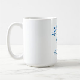  Blue Flower Mixer Small Bakery Logo Brand Kaffeetasse