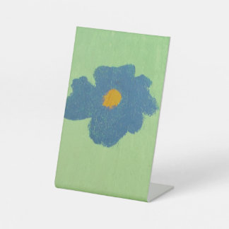 Blue Flower Painting Sockelschild