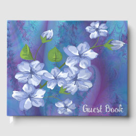 Blue Flowers Gästebuch