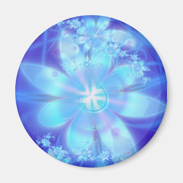 Blue Flowers Magnet (Vorne)