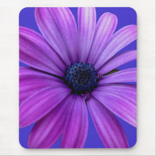 Blue Flowers Mousepad Daisy Computergeschenke