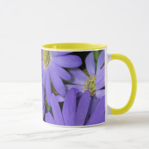 Blue Flowers Tasse Kaffee Cup Blue Daisies Cup