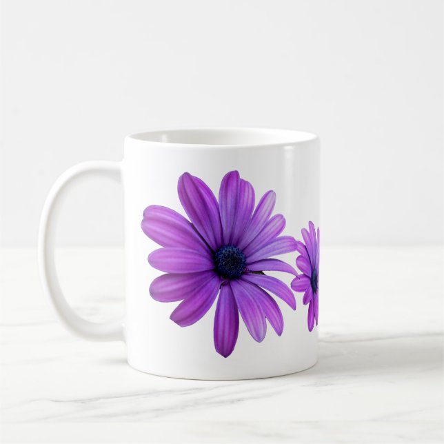 Blue Flowers Tasse Kaffee Cup Blue Daisies Cup (Links)