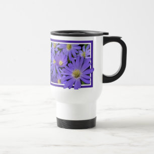 Blue Flowers Tasse Travel Cup Blue Daisis Cup