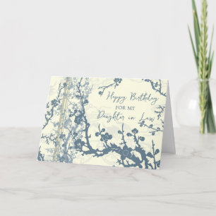 Blue Flowers Tochter Jurycard Karte