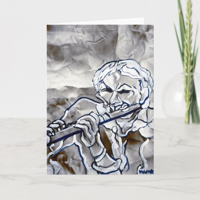 BLUE FLUTE 3000 x3801 Karte (Vorderseite)