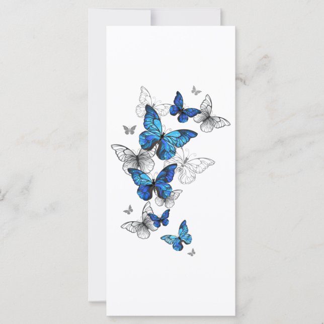 Blue Flying Butterflies Morpho (Vorderseite)