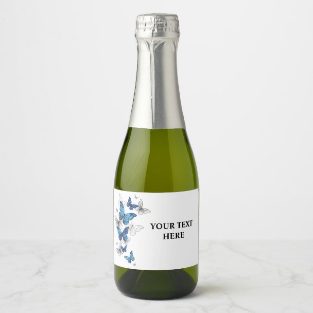 Blue Flying Butterflies Morpho (Vorderseite)