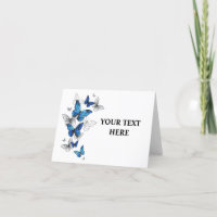 Blue Flying Butterflies Morpho