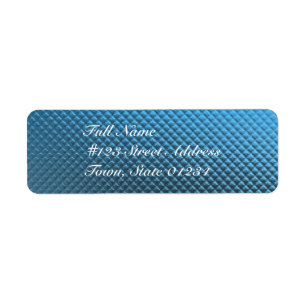 Blue Foil Mailing Labels