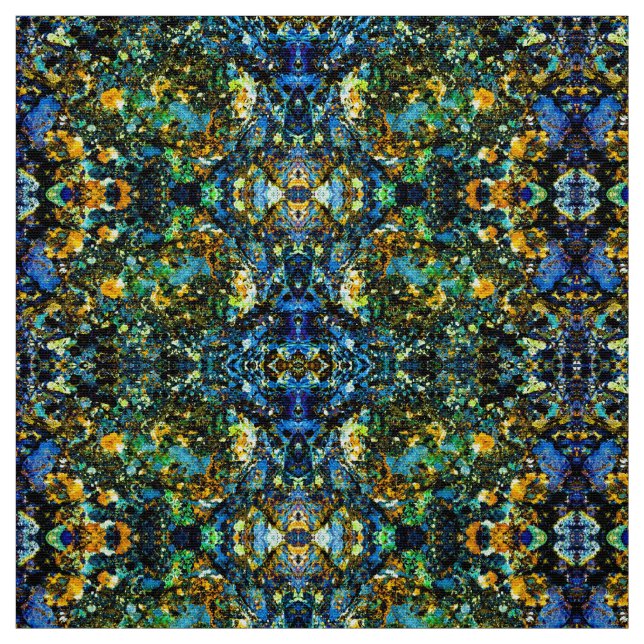 Blue Fools Gold Fabric Stoff (Muster)