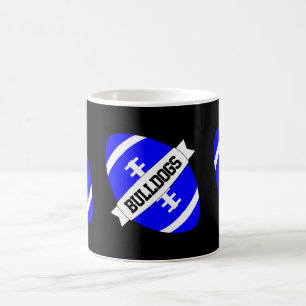 Blue Football Coach oder Fan Custom Team Name Tass Tasse