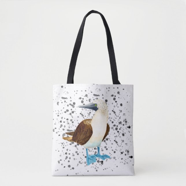 Blue Footed Bird Bobbie Tote Bag (Vorderseite)