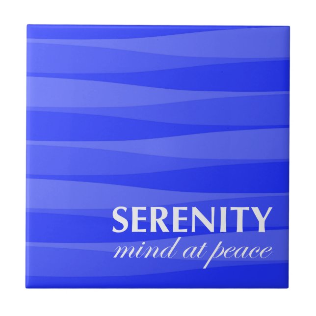 Blue for Serenity Fliese (Vorderseite)