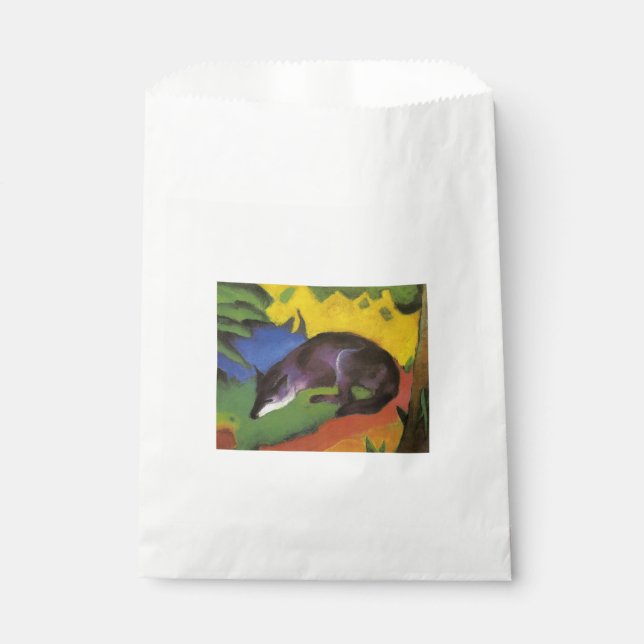 Blue Fox (von Franz Marc) Geschenktütchen (Vorderseite)