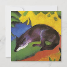 Blue Fox (von Franz Marc)