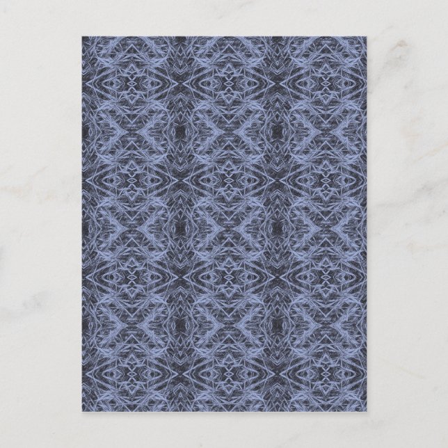 Blue Foxtail Wiederholung Postkarte (Vorderseite)